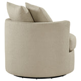 Debbie Camel Swivel Accent Chair - Ornate Home