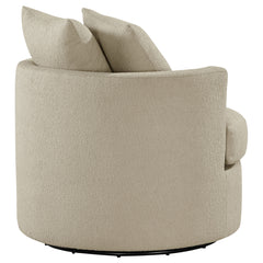 Debbie Camel Swivel Accent Chair - Ornate Home