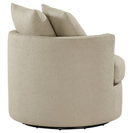 Debbie Camel Swivel Accent Chair - Ornate Home