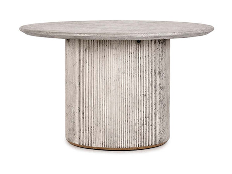 Debbie Sand Outdoor Round Dining Table - Ornate Home