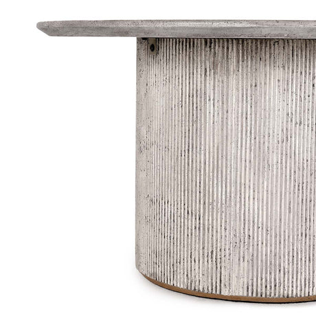 Debbie Sand Outdoor Round Dining Table - Ornate Home