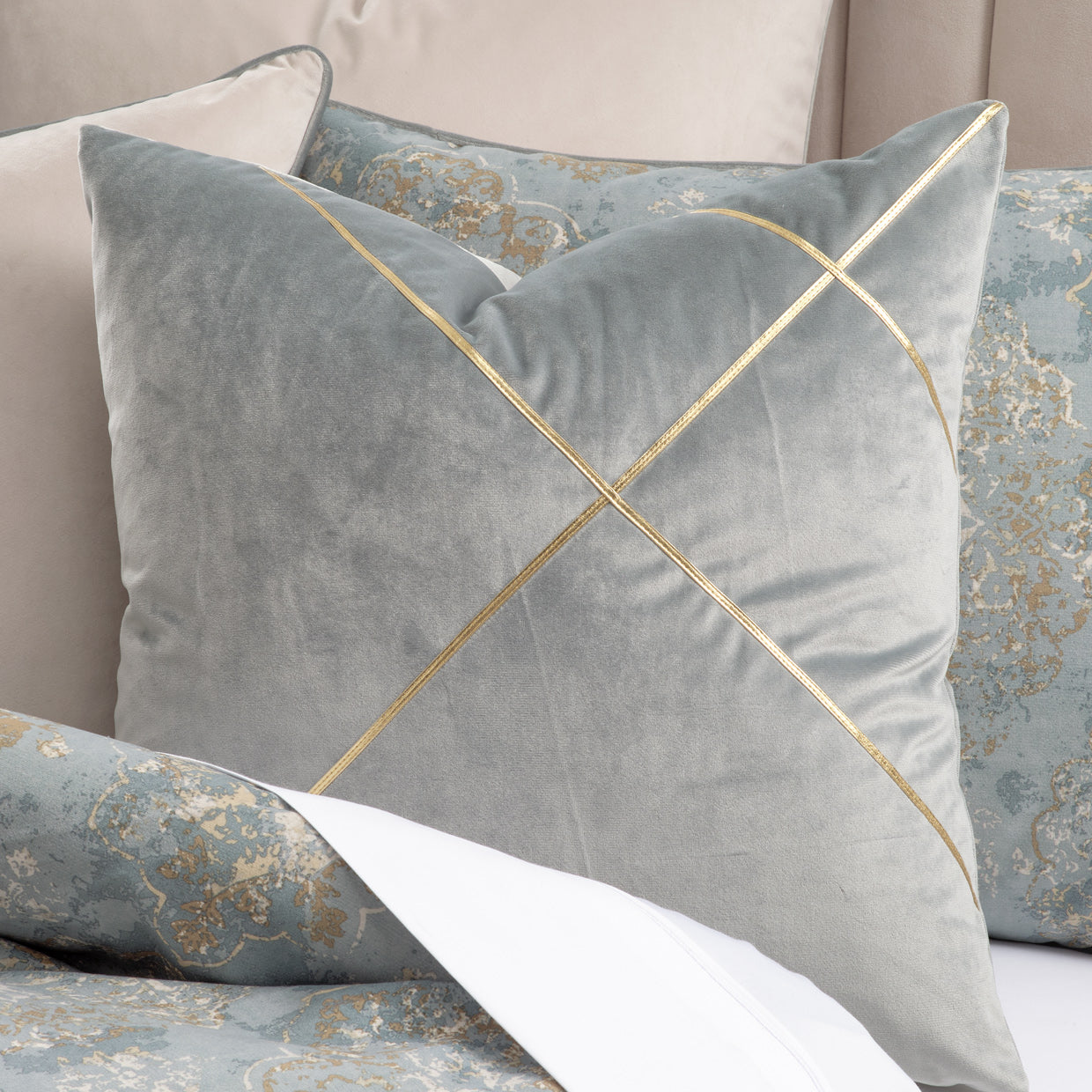 Debonair Mist Comforter Set - Ornate Home