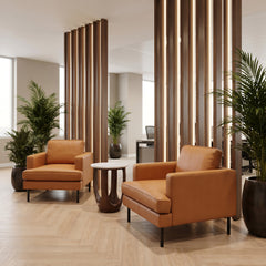 Decade Brown Armchair - Ornate Home