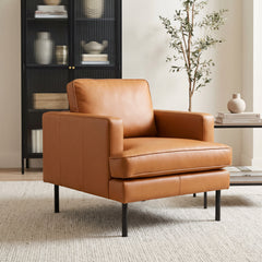 Decade Brown Armchair - Ornate Home