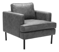 Decade Vintage Gray Armchair - Ornate Home