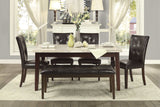 Decatur Dark Cherry Dining Room Bench - Ornate Home