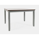 Decatur Lane Grey/Autumn Brown Dining Table, (2) Chairs, Bench - Ornate Home