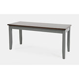 Decatur Lane Grey/Autumn Brown Dining Table, (2) Chairs, Bench - Ornate Home