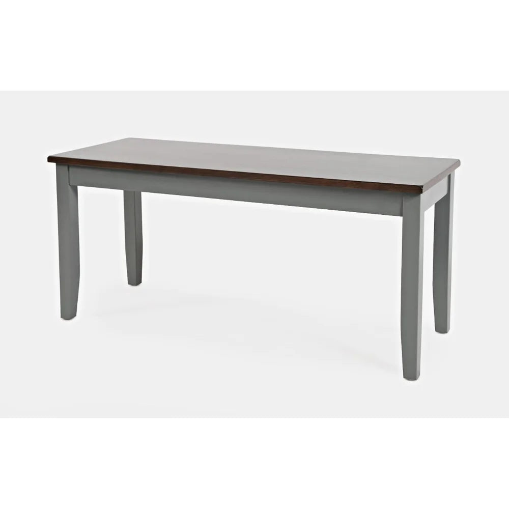 Decatur Lane Grey/Autumn Brown Dining Table, (2) Chairs, Bench - Ornate Home