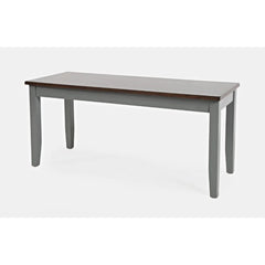 Decatur Lane Grey/Autumn Brown Dining Table w/ 4 Chairs, Bench - Ornate Home