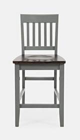 Decatur Lane Grey/Autumn Brown Stool (Set of 2) - Ornate Home
