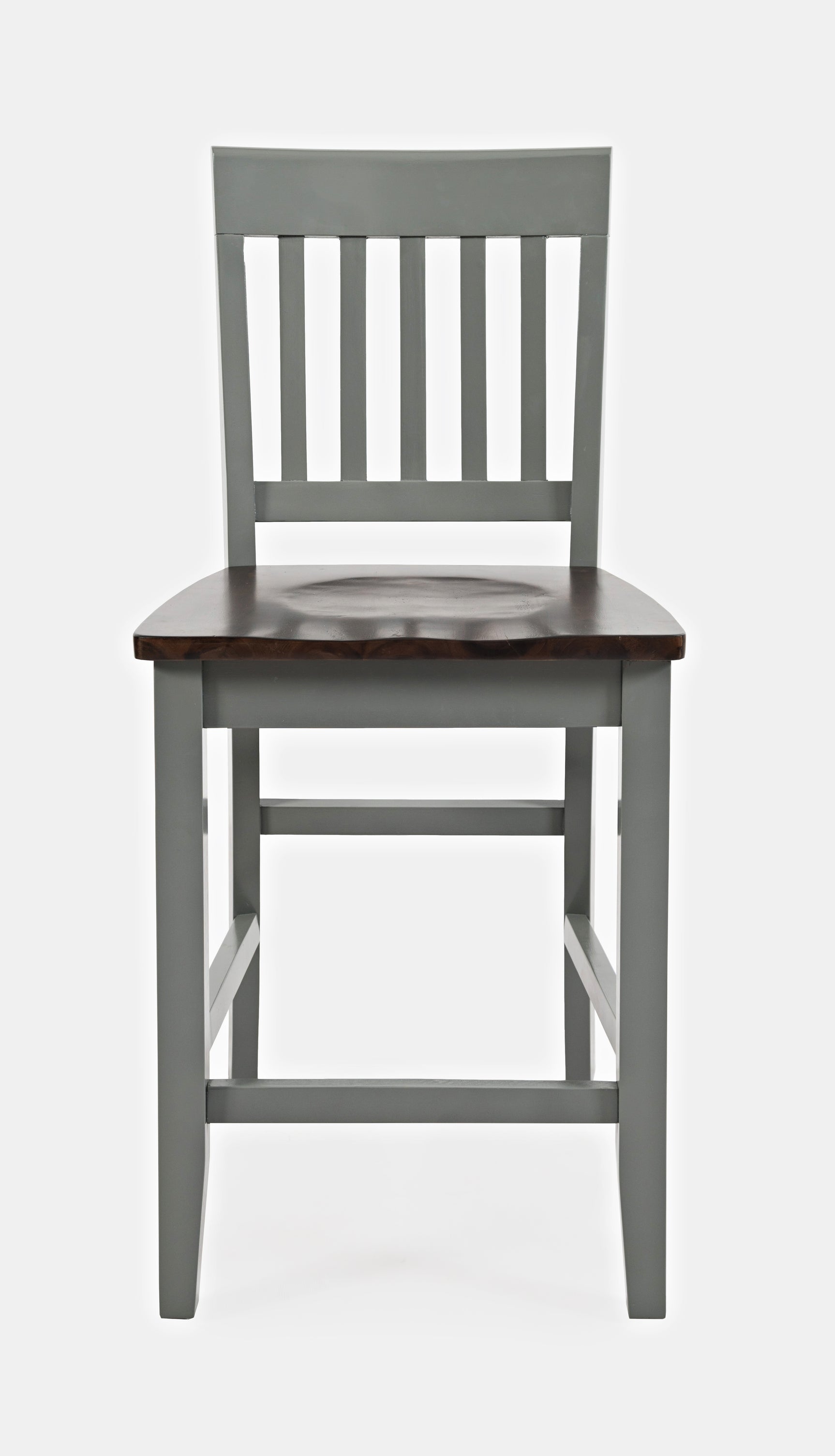 Decatur Lane Grey/Autumn Brown Stool (Set of 2) - Ornate Home