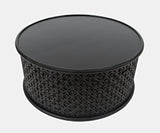 Decker Antique Black Coffee Table - Ornate Home