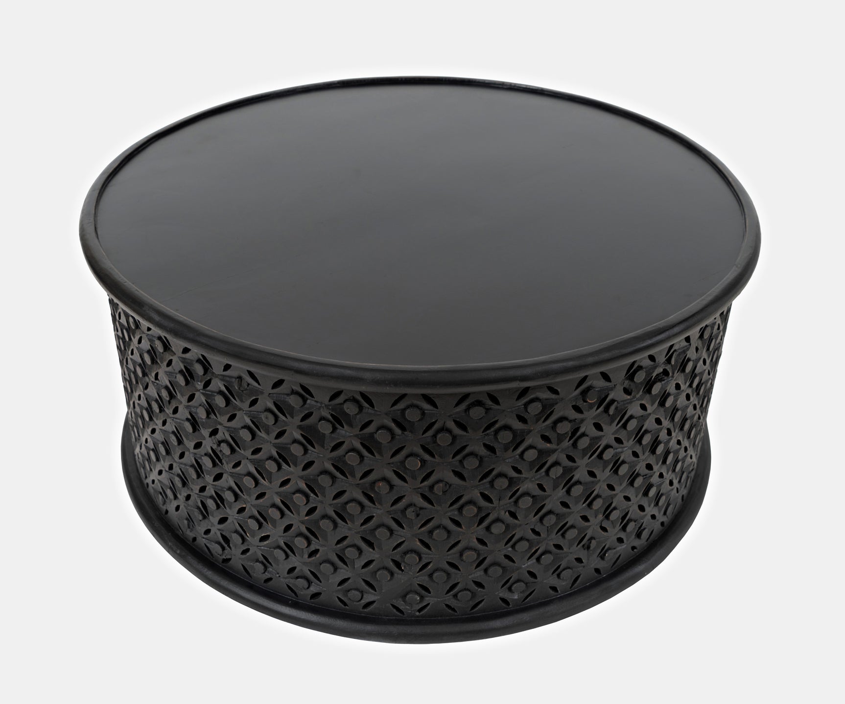 Decker Antique Black Coffee Table - Ornate Home