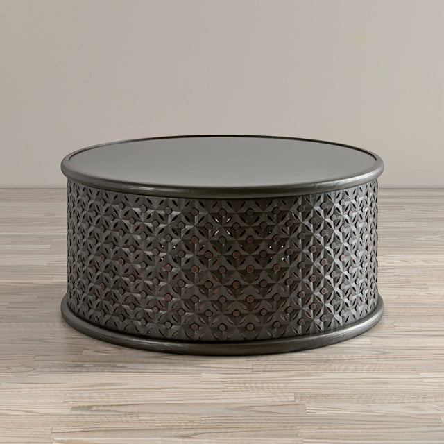 Decker Antique Black Coffee Table - Ornate Home