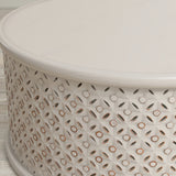Decker Antique White Coffee Table - Ornate Home