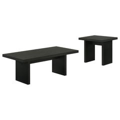 Decker Black 2-Piece Coffee and End Table Set - Ornate Home