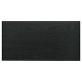 Decker Black 47-Inch Rectangular Cocktail Coffee Table - Ornate Home