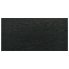 Decker Black 47-Inch Rectangular Cocktail Coffee Table - Ornate Home