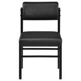 Decker Black 7-piece 82-inch Rectangular Dining Set - Ornate Home