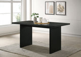 Decker Black 70-inch Rectangular Wood Counter Height Dining Table - Ornate Home