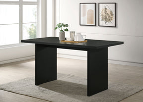 Decker Black 70-inch Rectangular Wood Counter Height Dining Table - Ornate Home