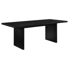 Decker Black 82-inch Rectangular Wood Dining Table - Ornate Home