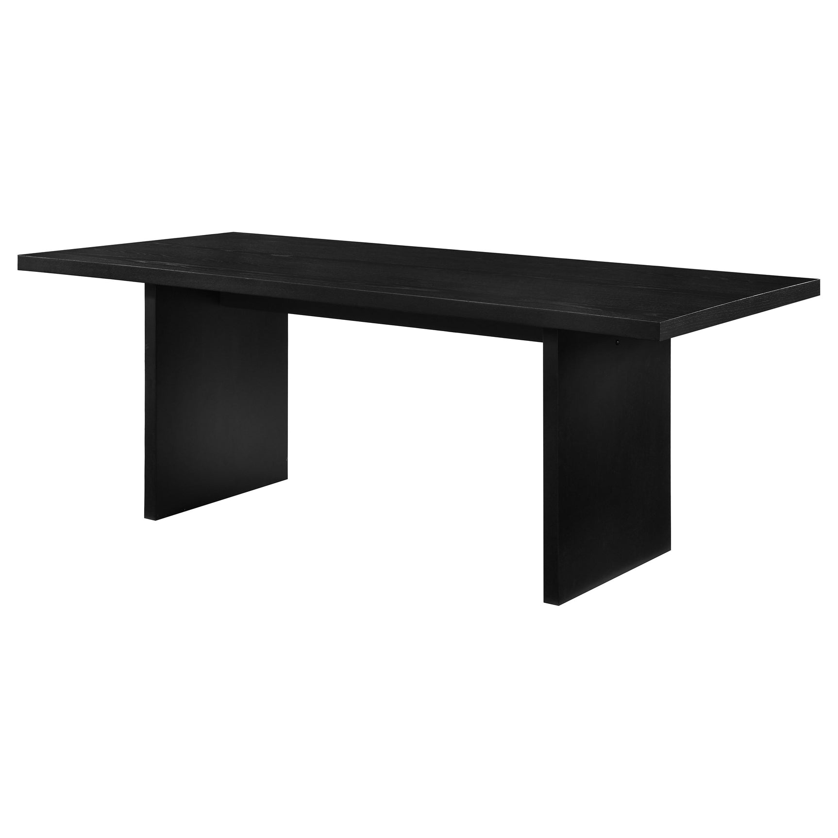 Decker Black 82-inch Rectangular Wood Dining Table - Ornate Home