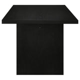 Decker Black 82-inch Rectangular Wood Dining Table - Ornate Home