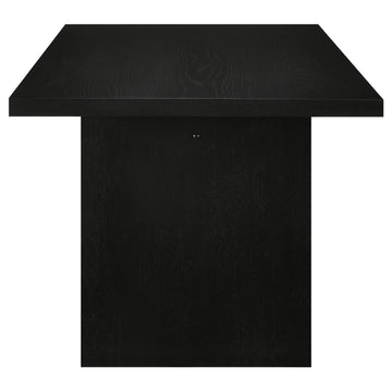 Decker Black 82-inch Rectangular Wood Dining Table - Ornate Home