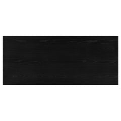 Decker Black 82-inch Rectangular Wood Dining Table - Ornate Home