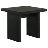 Decker Black Square Occasional Side End Table - Ornate Home