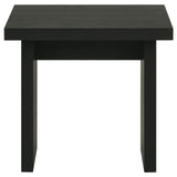 Decker Black Square Occasional Side End Table - Ornate Home
