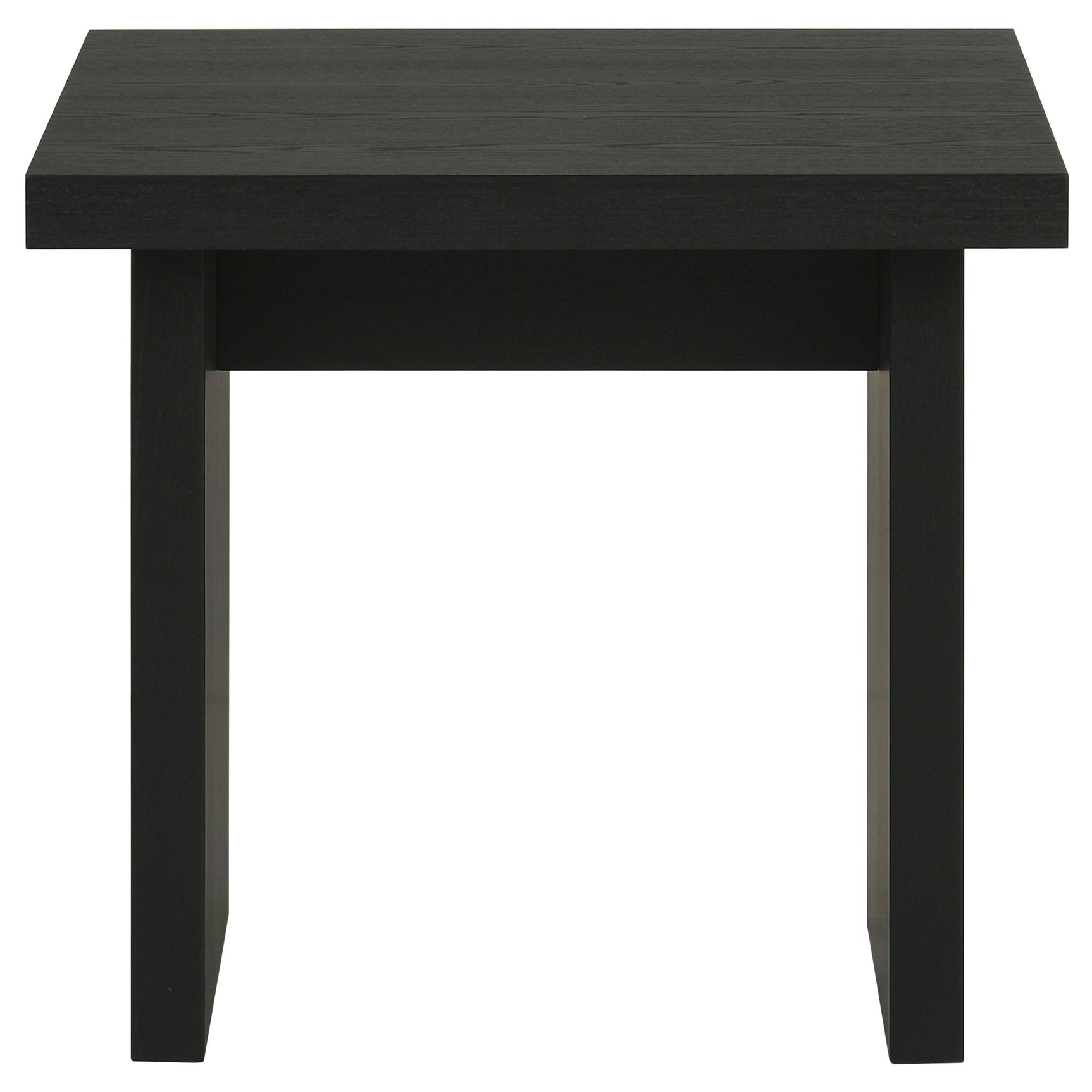Decker Black Square Occasional Side End Table - Ornate Home