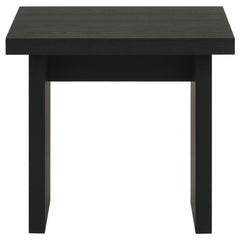 Decker Black Square Occasional Side End Table - Ornate Home