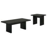 Decker Black Square Occasional Side End Table - Ornate Home