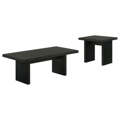 Decker Black Square Occasional Side End Table - Ornate Home