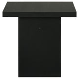 Decker Black Square Occasional Side End Table - Ornate Home