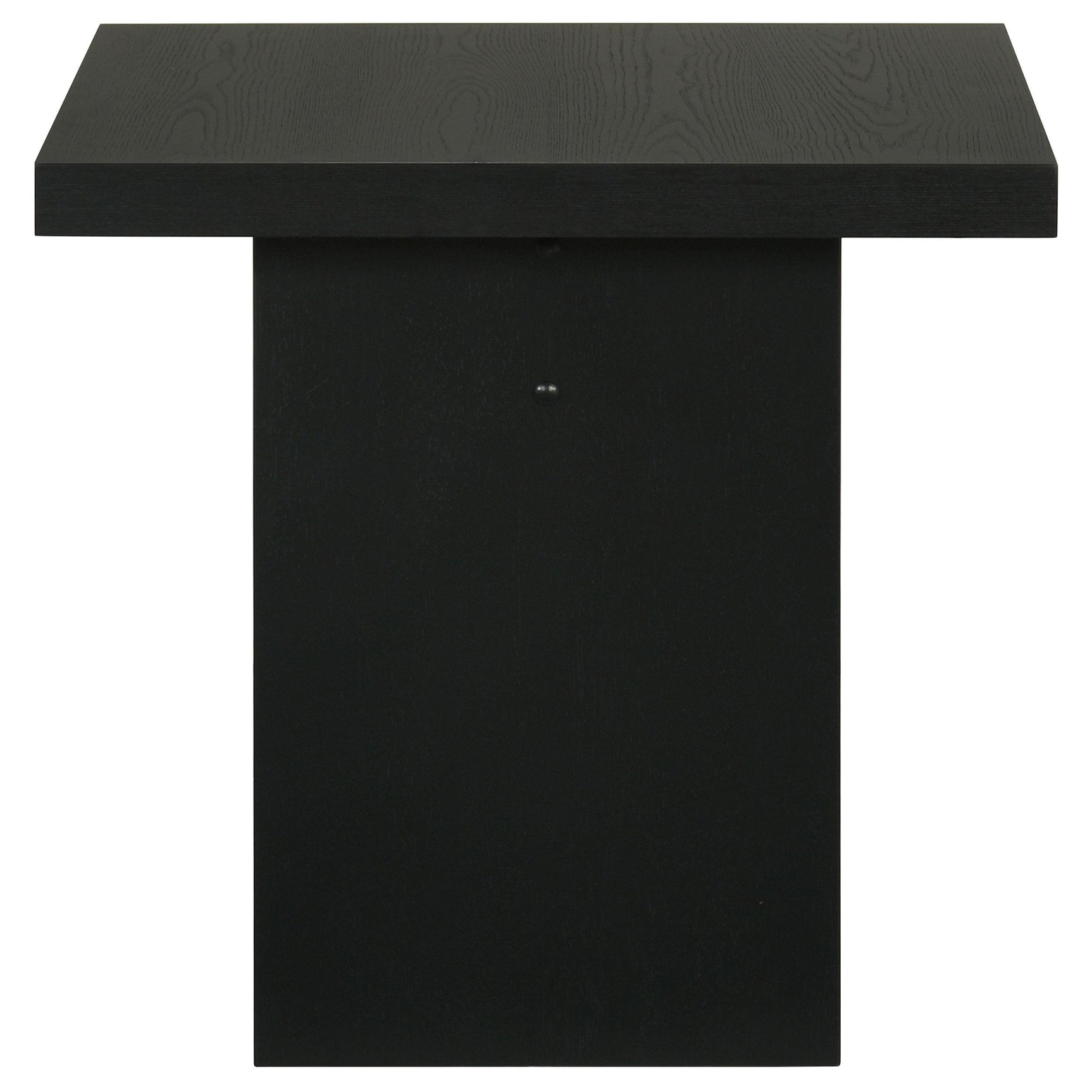 Decker Black Square Occasional Side End Table - Ornate Home