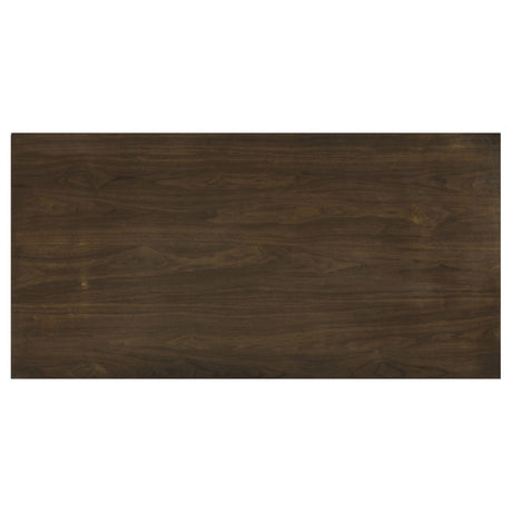 Decker Black/Walnut 7-piece 70-inch Rectangular Counter Height Dining Set - Ornate Home