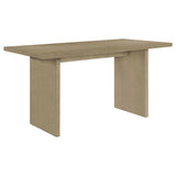 Decker Cream/Natural Oak 7-piece 70-inch Rectangular Counter Height Dining Set - Ornate Home