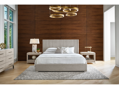 Decker Glacier Queen Wall Panel Bed - Ornate Home