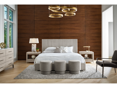 Decker Glacier Queen Wall Panel Bed - Ornate Home