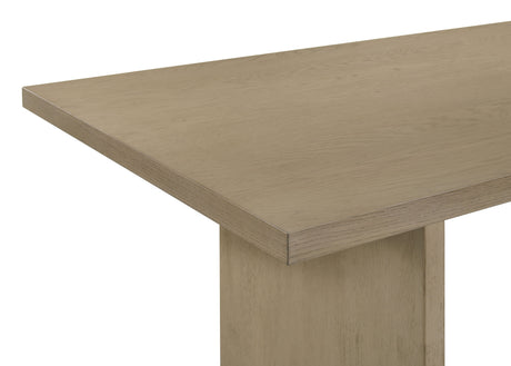 Decker Grey/Natural Oak 7-piece 82-inch Rectangular Dining Set - Ornate Home