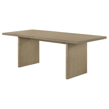 Decker Natural Oak 82-inch Rectangular Wood Dining Table - Ornate Home