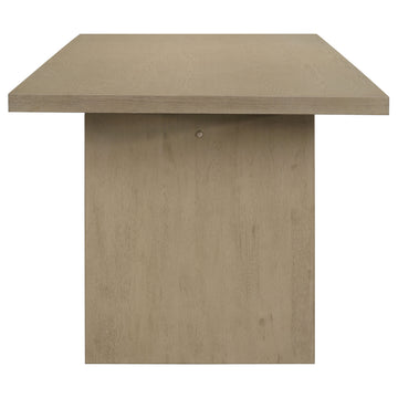 Decker Natural Oak 82-inch Rectangular Wood Dining Table - Ornate Home