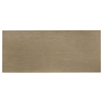 Decker Natural Oak 82-inch Rectangular Wood Dining Table - Ornate Home