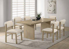 Decker Natural Oak 82-inch Rectangular Wood Dining Table - Ornate Home