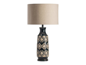 Decker Tan/Gold Table Lamp (Set of 2) - Ornate Home