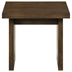 Decker Walnut 2-Piece Coffee and End Table Set - Ornate Home